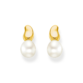 Thomas Sabo Aranyozott ezüst fülbevaló tenyésztett gyönggyel H2320-430-14