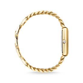 Thomas Sabo Arany színű téglalap alakú női óra WA0429-291-207-22