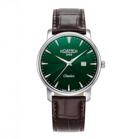 Roamer Classico Gants zöld számlapos férfi óra 971856417505