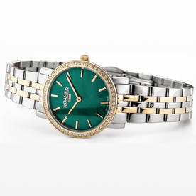 Roamer Scala bicolor női óra zöld számlappal 976830477050