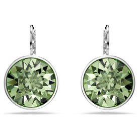 Swarovski Bella ezüst színű fülbevaló zöld kristállyal 5724291