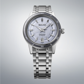 Seiko Presage Style 60's in Silvery Violet férfi karóra SRPL73J1