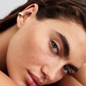 Pandora ékszer Fél pár hullámos shine fülgyűrű 263872C00