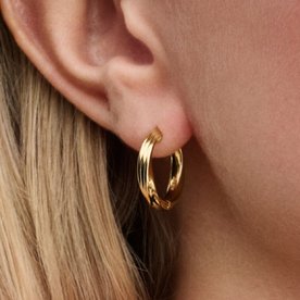 Pandora ékszer Shine csavart karika fülbevaló  263878C00