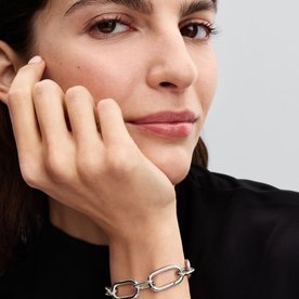 Pandora ékszer ME ezüst karkötő extra nagy nyitható szemekkel 