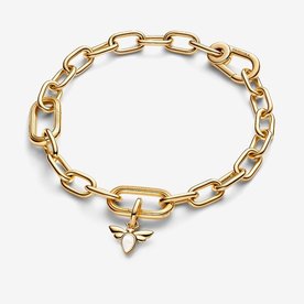 Pandora ékszer ME fehér shine méhecske mini függő charm 763826C01