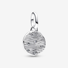 Pandora ékszer ME hullámos függő ezüst charm 793860C01