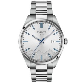 Tissot PR 100 Jungfraubahn quartz ezüst férfi karóra T1504101103100