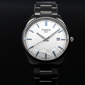Tissot PR 100 Jungfraubahn quartz ezüst férfi karóra T1504101103100