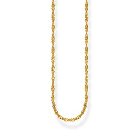 Thomas Sabo Aranyozott ezüst szingapúri nyaklánc KE2284-413-39-L45v