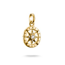 Thomas Sabo Iránytű aranyozott ezüst connect charm CC1261-414-14