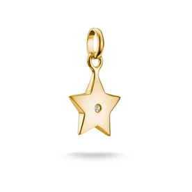 Thomas Sabo Csillag cirkóniával aranyozott ezüst connect charm CC1238-414-14