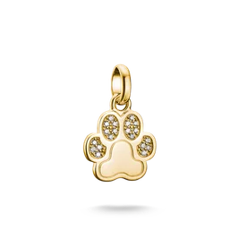 Thomas Sabo Tappancs aranyozott ezüst connect charm CC1259-414-14