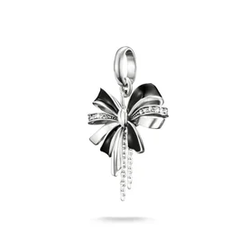Thomas Sabo Masni fekete ezüst connect charm CC1288-691-11