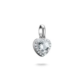Thomas Sabo Szív ezüst connect charm áttetsző cirkóniával CC1278-051-14