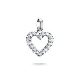 Thomas Sabo Kivágott szív ezüst connect charm CC1237-051-14