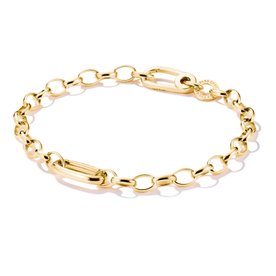 Thomas Sabo Aranyozott ezüst karkötő nyitható szemmel 