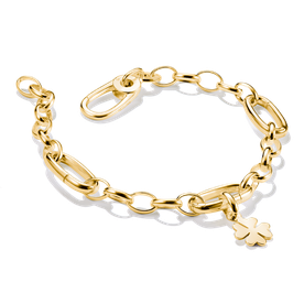 Thomas Sabo Aranyozott ezüst karkötő 3 nyitható szemmel 