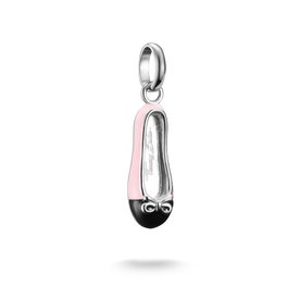 Thomas Sabo Rózsaszín balett cipő ezüst connect charm CC1245-007-9