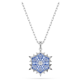 Swarovski Ezüst színű nyaklánc kék csillag medállal 5735399