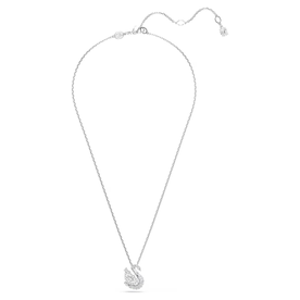 Swarovski Ezüst színű nyaklánc áttetsző hattyúval 5732412