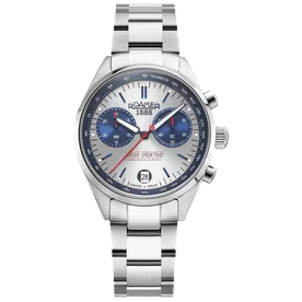 Roamer Gran Sportivo fekete és kék számlapos férfi chronograph karóra 978818414521