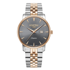 Roamer Classico barna számlapos bicolor férfi óra 971856495550