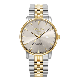 Roamer Classico arany számlapos bicolor férfi óra 971856485550