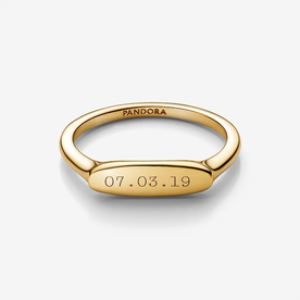 Pandora ékszer Gravírozható felületű shine gyűrű 