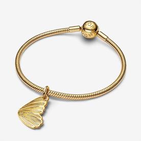 Pandora ékszer Gravírozható pillangó szárny shine medál 364015C00