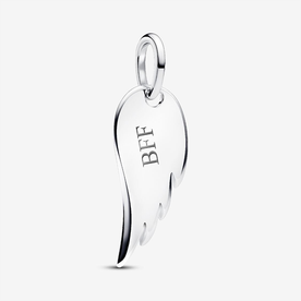 Pandora ékszer Gravírozható angyalszárny ezüst medál 394014C00
