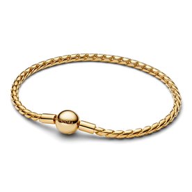 Pandora ékszer Moments kerek kapcsos kígyólánc shine karkötő 