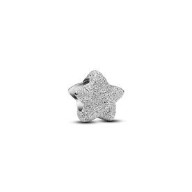 Pandora ékszer Texturált csillag ezüst mini charm 794050C00