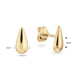 Jackie Gold San Polo 14K arany csepp fülbevaló JKE25.306