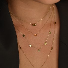 Jackie Gold Csillanó Körök 14K arany nyaklánc JKN20.045