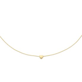 Jackie Gold Plain Heart 14K arany szív medálos nyaklánc JKN20.047