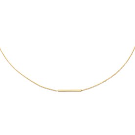 Jackie Gold 14K arany bar nyaklánc rúd díszítéssel JKN20.052