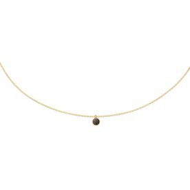 Jackie Gold Fekete achát 14 karátos arany nyaklánc JKN24.401