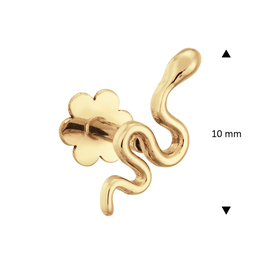Jackie Gold Kígyó 14K arany piercing JKP24.429