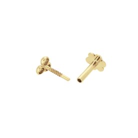 Jackie Gold Rúd fehér topáz 14K arany piercing JKP24.430