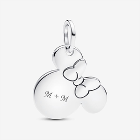 Pandora ékszer Disney Minnie egér gravírozható ezüst charm 793993C00