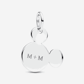 Pandora ékszer Disney Mickey egér gravírozható ezüst charm 793994C00