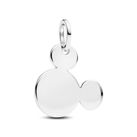 Pandora ékszer Disney Mickey egér gravírozható ezüst charm 793994C00