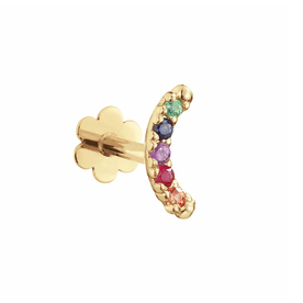 Jackie Gold Szivárvány 14K arany piercing JKP24.434