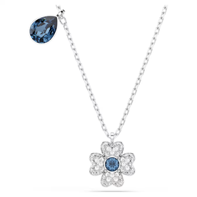 Swarovski Symbolica ezüst színű ékszer szett kék kristállyal 5734546