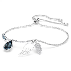 Swarovski Symbolica ezüst színű állítható karkötő szárnyakkal 5734547