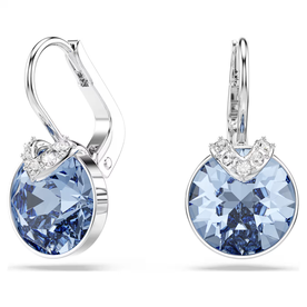 Swarovski Bella V csepp alakú fülbevaló kék kristállyal 5734234