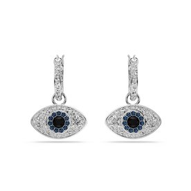 Swarovski Symbolica gonosz szem ezüst színű fülbevaló 5710939