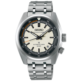Seiko Prospex Speedtimer 6R Compact Countdown fehér automata karóra SPB513J1