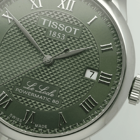 Tissot Le Locle Powermatic 80 zöld számlapos férfi karóra T0064071109300